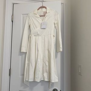 NWT Gal Meets Glam Elisabetta Dress White Sz 00